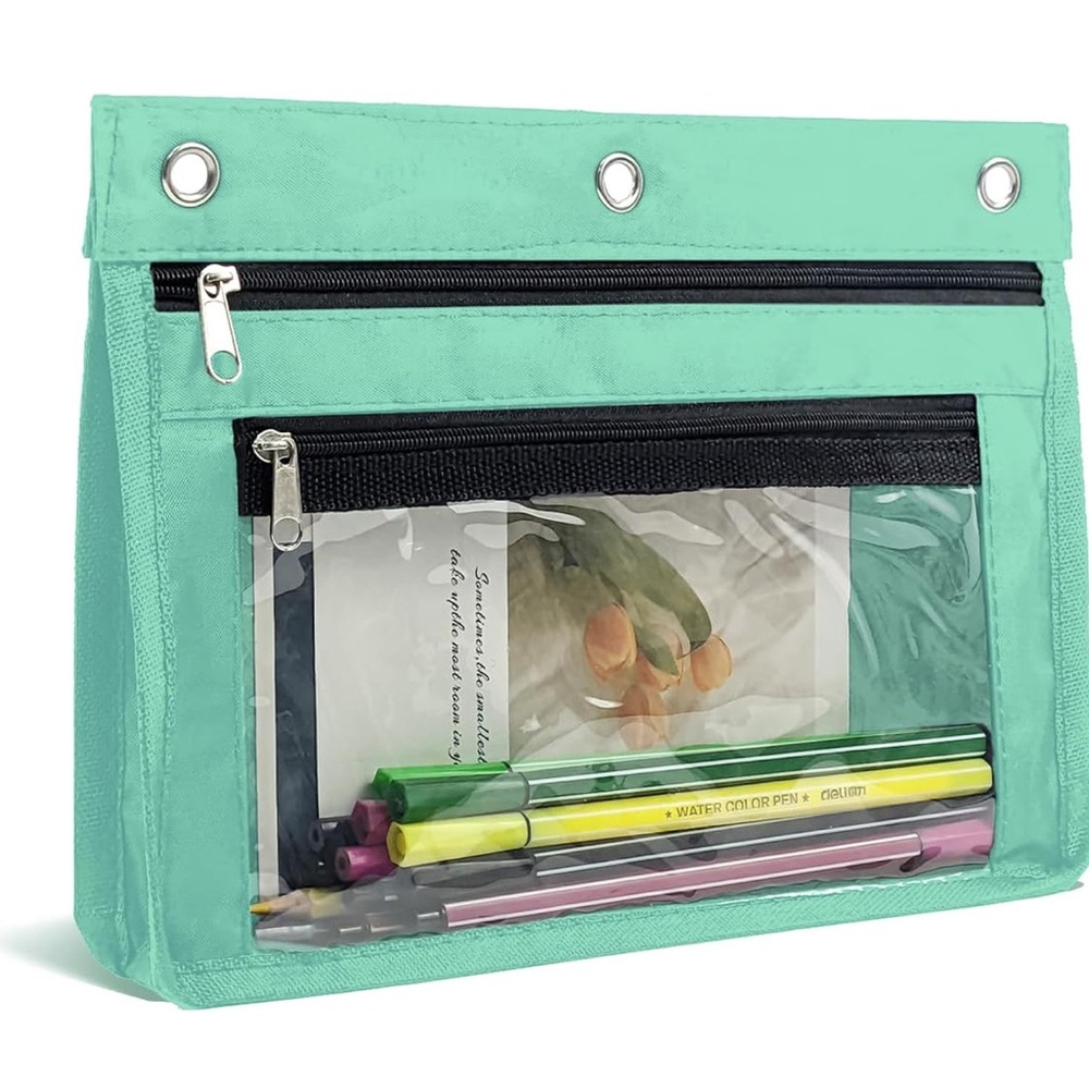 Source Unknown Mint Green Pencil Case